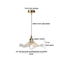 Ljojo Lotus Leaf Flower Glass Pendant Lamp - Nordic Modern Hanging Lights