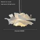 Ljojo Modern Acrylic Flower Chandelier LED Pendant Lamp for Dining Room Bedroom - Creative Indoor Lighting