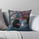 Cute Cat Decorative Pillow Case Cover for Modern Living Room Sofa by Ljojo