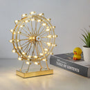 Ljojo LED Ferris Wheel Table Lamp Stainless Steel Night Light