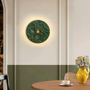 Ljojo Marble Sconce Light: Elegant LED Wall Lamp for Bedroom, Living Room & Entryway