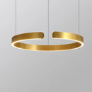Ljojo Ring Pendant Lamp Chandelier Dimmable Ceiling Light for Dining Living Bedroom Kitchen
