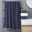 Ljojo Luxury Soft Embroidered Beach Towel - Super Absorbent and Quick Dry