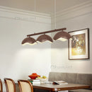 Modern LED Wooden Lampshade Pendant Lights for Living Room Dining Room | Ljojo