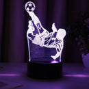 Football Player Night Light 3D Sports Decoration Desk Lamp by Ljojo