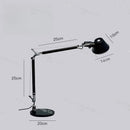 Italian Designer Desk Lamp: Modern Folding Long Arm Reading Light by Ljojo