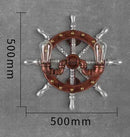 Ljojo Industrial Metal Wall Lamp: Postmodern Led Chandeliers for Living Room & Bedroom