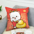Ljojo Mochi Cat Luxury Cushion Cover Set for Sofa and Bed