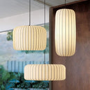 Modern Japanese Wabi Sabi Silk E27 Pendant Lights | Nordic Chandelier for Living Room | Ljojo