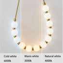 Nordic Minimal LED Wall Pendant Light for Bedroom | Golden Black Home Decor by Ljojo