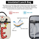 Ljojo Mickey and Minnie Insulated Lunch Bag - Portable Thermal Food Cooler