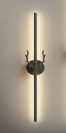 LED Strip Wall Lamp Deer Horn Staircase Living Room Decor Ljojo