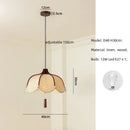 Chinese Style Wood E27 Led Fabric Pendant Lights Dining Room Chandelier Ljojo