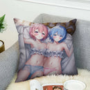 Ljojo 45x45 Cushions Covers for Bed Pillows, Sofa Anime Body Home Decor