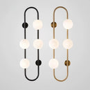 Modern Glass Wall Light for Bedroom by Ljojo - Simple Sconce for Hallways, Stairway, Hotel - Indoor Lighting