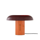 Italian Red Orange Mushroom Table Lamp LED Bedroom Lighting Fixture by Ljojo