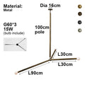 American Copper Retro Classical Chandelier by Ljojo - Elegant Villa Living Dining Room Decor