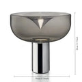 Ljojo Luxury Nordic Glass Table Lamp for Living Room and Bedroom