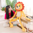 Ljojo Long Legged Animal Plush Toy Pillow - Lion Monkey Leg Doll Clip - Birthday Gift