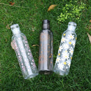 Ljojo 500ml Sports Water Bottle with Time Mark, Leak-proof & Portable Fitness Bottle