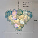 Blue Cloud Glass Pendant Light for Artistic Living Space by Ljojo