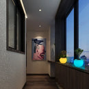 Ljojo 16-Color Waterproof Desk Lamp With Remote Control Plant Pot Table Light