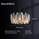 Ljojo Luxury Crystal LED Chandelier for Home Decor & Living Room