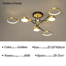 Modern Aluminum LED Ceiling Light Luxury for Living Room Dining Home Indoor, Ljojo Designer Lighting