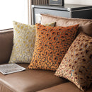 Ljojo 3D Leopard Print Sherpa Pillow Cover 18x18 Inch in Various Colors