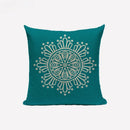 Ljojo Mandala Boho Retro Designer Linen Cushion Cover 45*45cm for Sofa