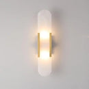 Ljojo Marble Chandelier: Modern Suspended Linear Alabaster design for Elegant Lighting