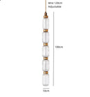 Modern Pagoda Glass LED Pendant Lights for Living Dining Room by Ljojo