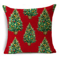 Ljojo Linen Christmas Cushion Cover 45x45cm Home Office Living Room Merry Christmas Gifts