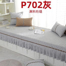 Ljojo Linen Quilted Bay Window Mat - Sofa Cushion & Kang Mat 2025