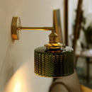 Green Glass Modern Wall Lamp Sconce with LED Light - Ljojo