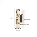Ljojo LED Wall Lamp Modern Wabi Sabi Cylinder Bulgari Stone Mirror Light