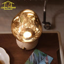 Glass Marble Table Lamp USB Charging Touch Switch Art Decor by Ljojo