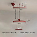 Ljojo Flying Saucer LED Pendant Lights Cream Chandelier Home Room Decoration French Minimalist Style