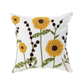 Embroidered Bohemian Pillow Cover by Ljojo - 45x45 Decorative Cushion Case