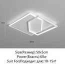 Ljojo LED Chandelier: Modern Lighting for Bedroom, Living Room, Study, Luminaria