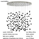 Modern Black Stone Led Pendant Lights Chandeliers for Living Room by Ljojo