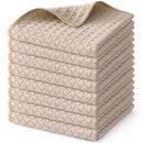 Ljojo Microfiber Waffle Kitchen Towels - Ultra Absorbent Cleaning Rags