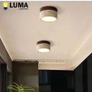 Wabi Sabi Yellow Travertine LED Ceiling Light for Home Decor by Ljojo