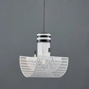 Ljojo Modern Art Iron Ceiling Chandelier Kitchen Bedside Lamp White Black Decor