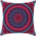 Ljojo Mandala Print Square Pillowcase - Home Decor Cushion Cover
