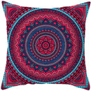 Ljojo Mandala Print Square Pillowcase - Home Decor Cushion Cover