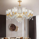 Ljojo Luxury Crystal Chandelier Pendant Light for Living & Dining Room