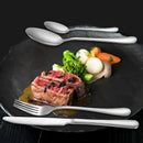 Ljojo 30-Piece Stainless Steel Tableware Set for Hotel and Dining