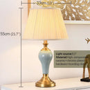 Ljojo Luxury Ceramics Table Lamp LED Modern Design for Living Room Bedroom