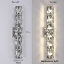 K9 Crystal LED Wall Lamp Light: Luxury Modern Nordic Sconces for Living Room by Ljojo